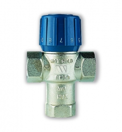 термостатический подмешивающий клапан aquamix 3/4 для теплого пола am6311c1 watts