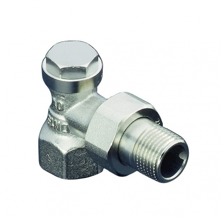 вентиль, combi 4, угловой, dn-15, 1/2&quot;, вн, никелированный, нг со штуцером - oventrop