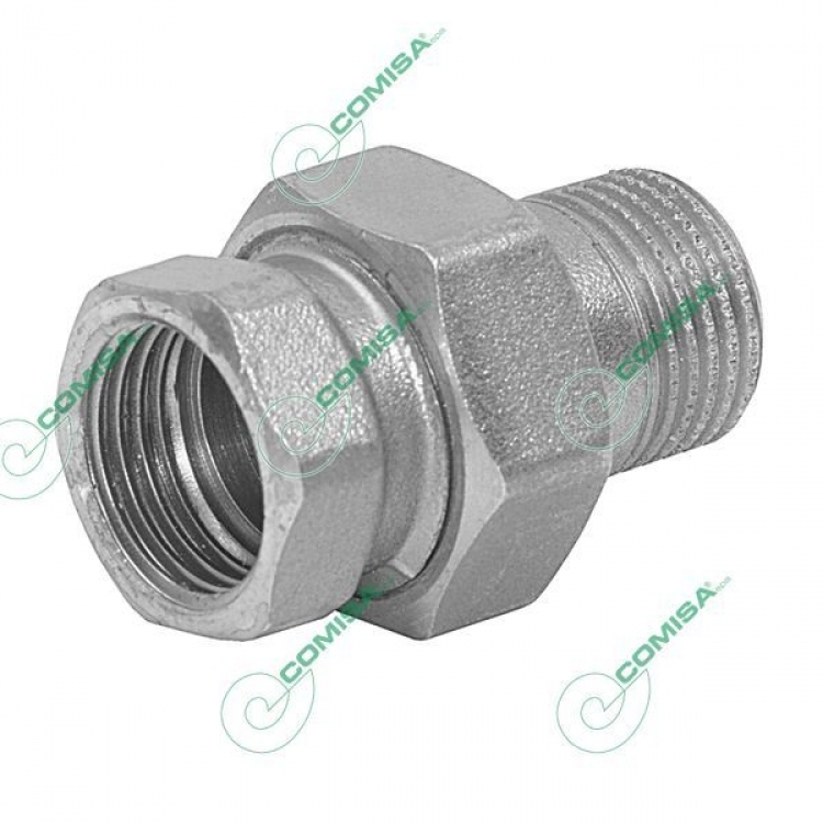 разъемное соединение 1/2&quot; вр х 1/2&quot; нр никелированное comisa