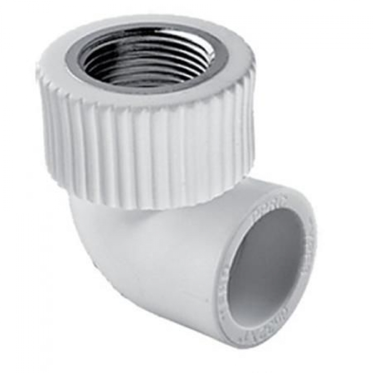 Угольник комб. (вн.резьба) 32x1/2" (Белый), Tebo