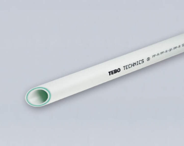 труба sdr 7,4 (стекловолокно) 63x8,6 (белый), tebo