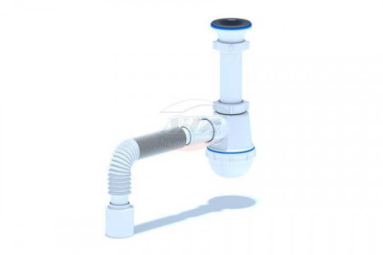 сифон ани грот 1 1/2&quot;* 40 с гибкой трубой 40х50, ани пласт