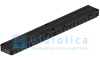 Комплект Gidrolica Light: лоток водоотводный ЛВ -10.11,5.5,5 - пластиковый с решеткой РВ- 10.11.50 пластиковой щелевой, кл. A15