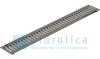 Решетка водоприемная Gidrolica Standart РВ - 10.13,6.100 - штампованная стальная оцинкованная, кл. А15