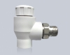 Термоклапан угловой с преднастройкой 25x3/4"  (Белый), Tebo