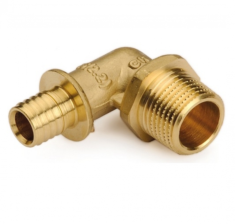 угольник-переходник с наружной резьбой 16xr 1/2&quot; - stout